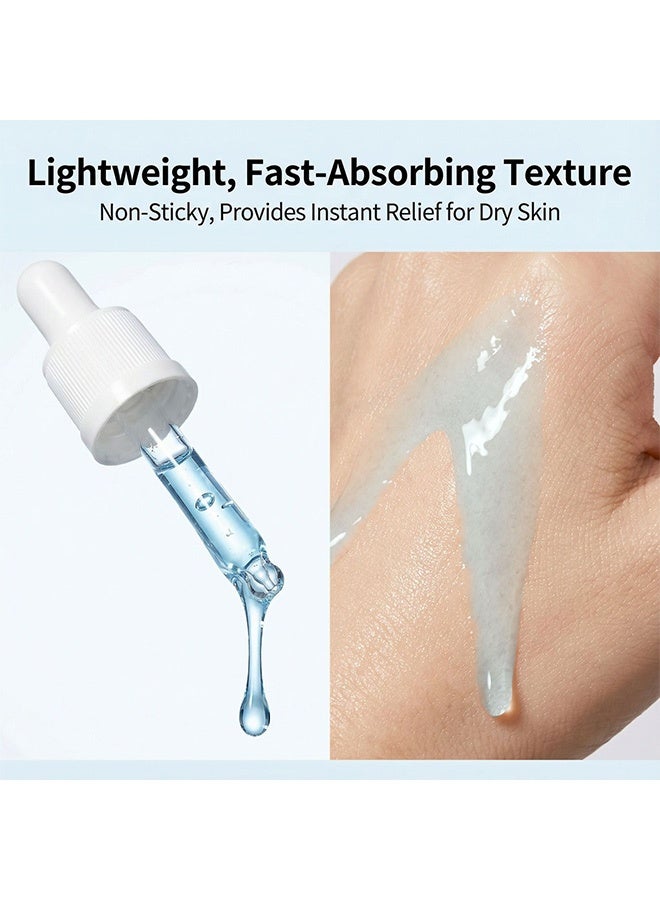 TVLV Moisturizing Hydrating Dropper Essence Brightening Skin Tone Soothing Nourishing Hyaluronic Acid Moisturizing Essence 30ml - Image 4